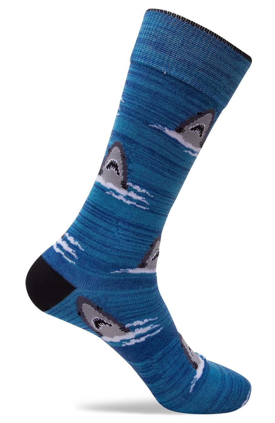 Mens Snapping Shark Patterned Socks