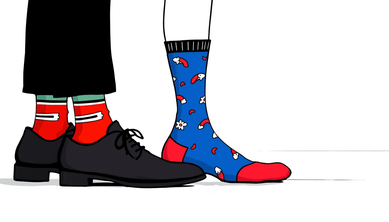 The Workplace Evolution: Bold Socks in Professional Settings