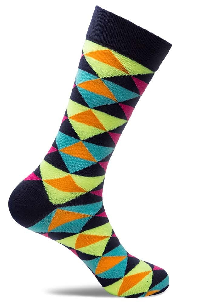Mens Geometric Triangle Socks