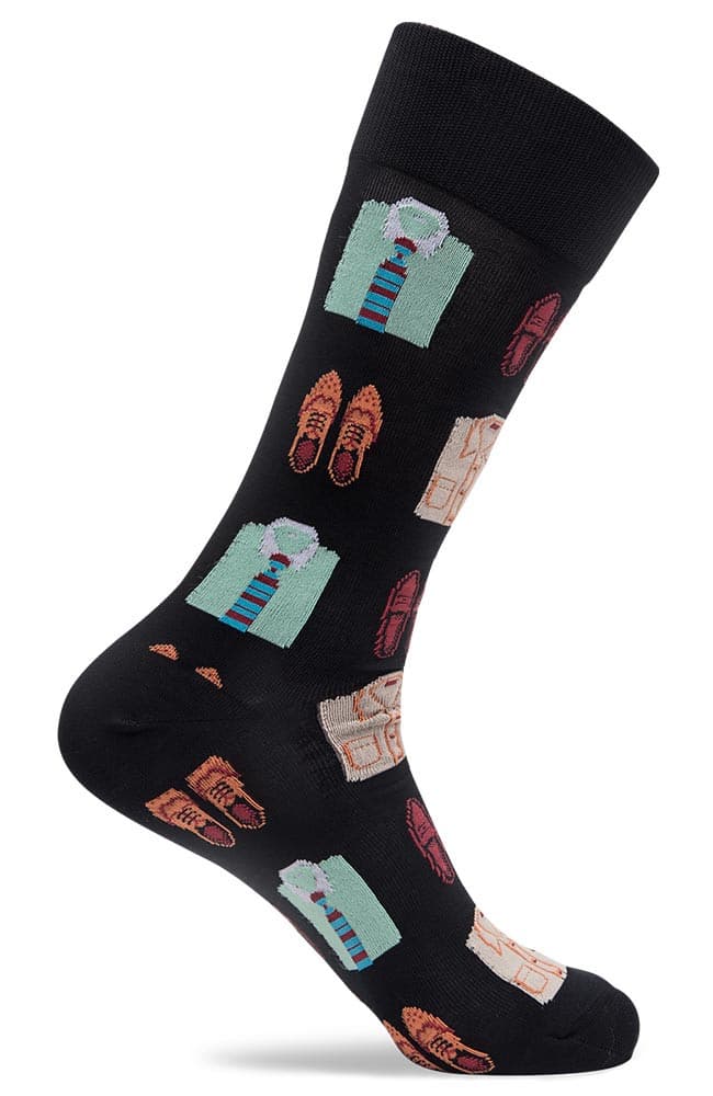 Mens Business Patterned Socks