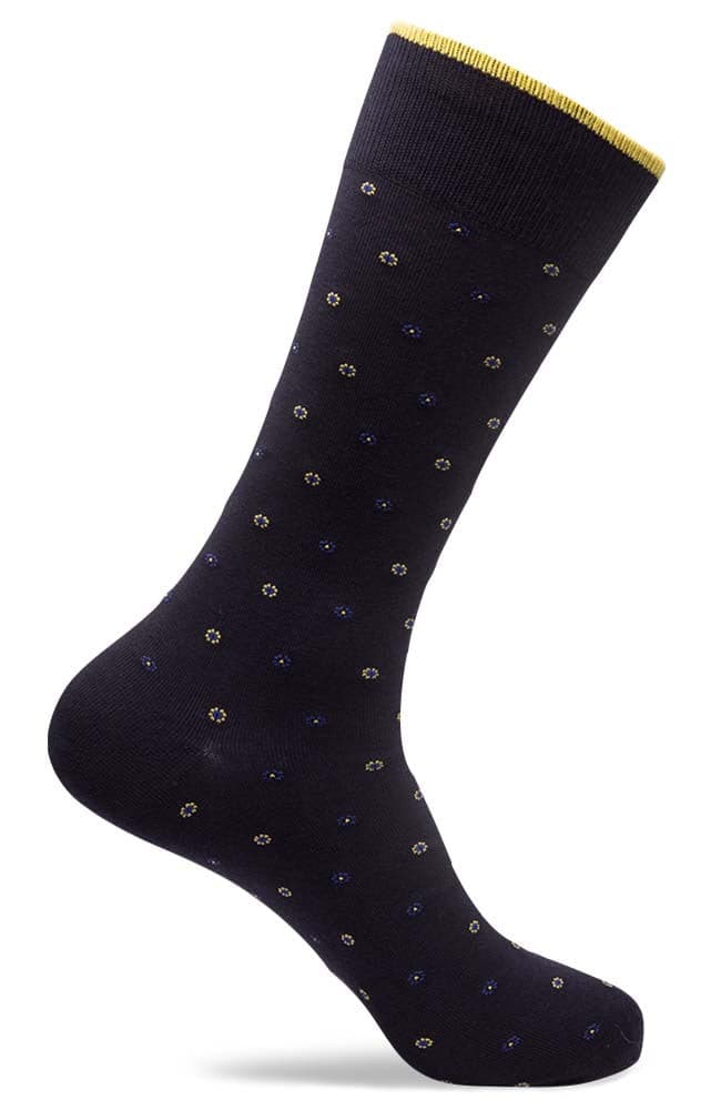 Mens Open Polka Dot Socks