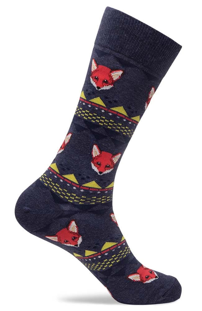 Mens Fox Novelty Socks