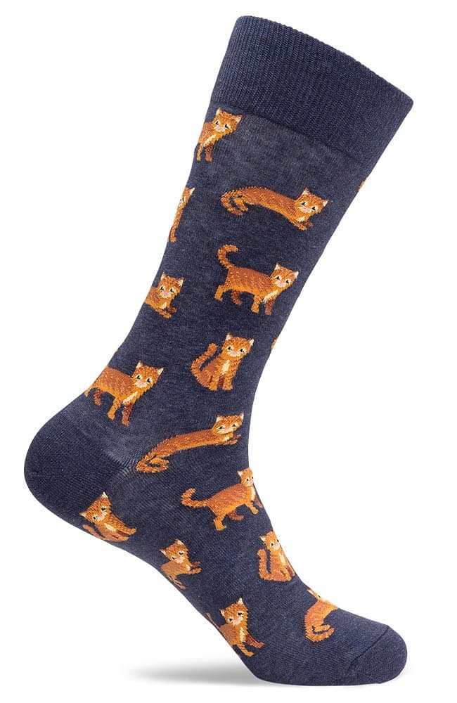 Mens Cat Novelty Socks