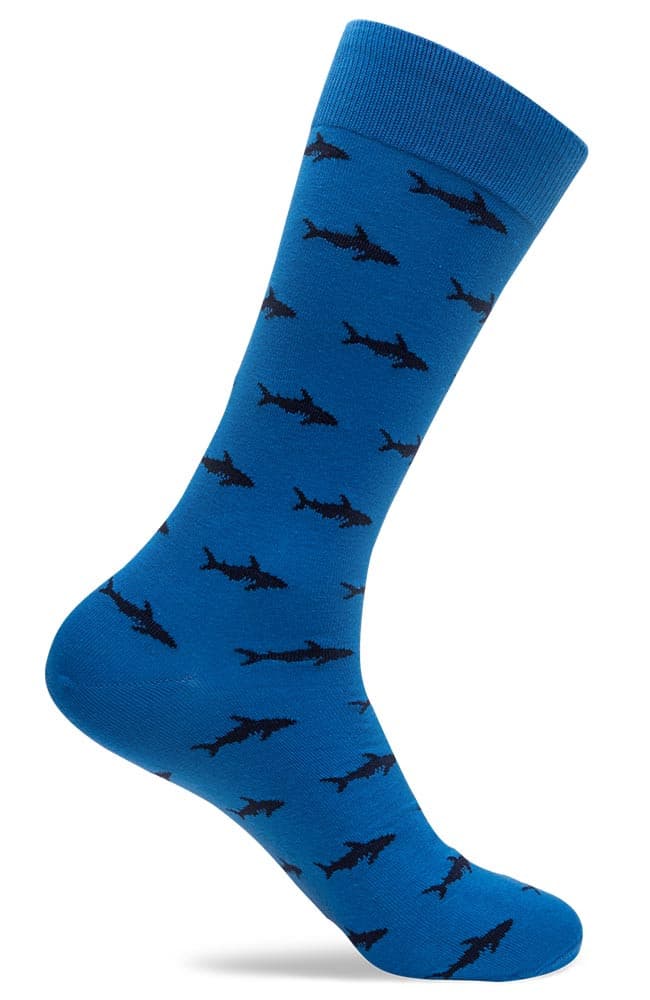 Mens Shark Patterned Socks