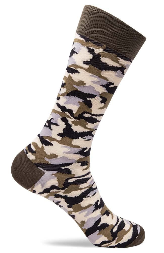 Mens Camo Patterned Socks
