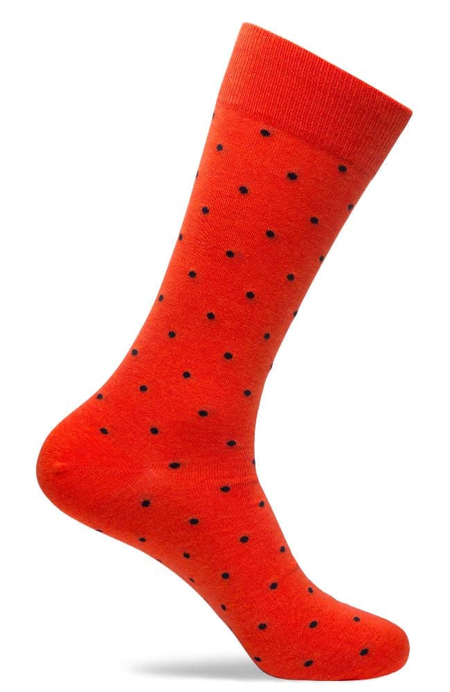 Mens Mini Polka Dot Socks