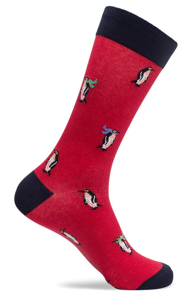 Mens Penguin Patterned Socks