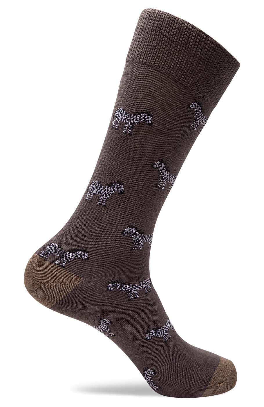 Mens Zebra Socks