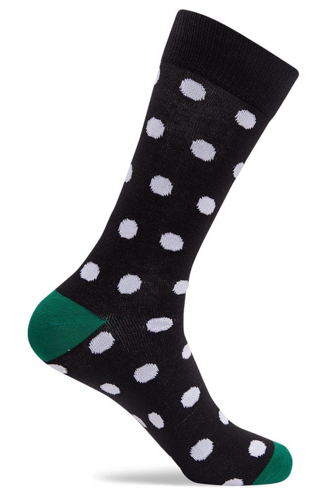 Mens Chunk Polka Dot Socks