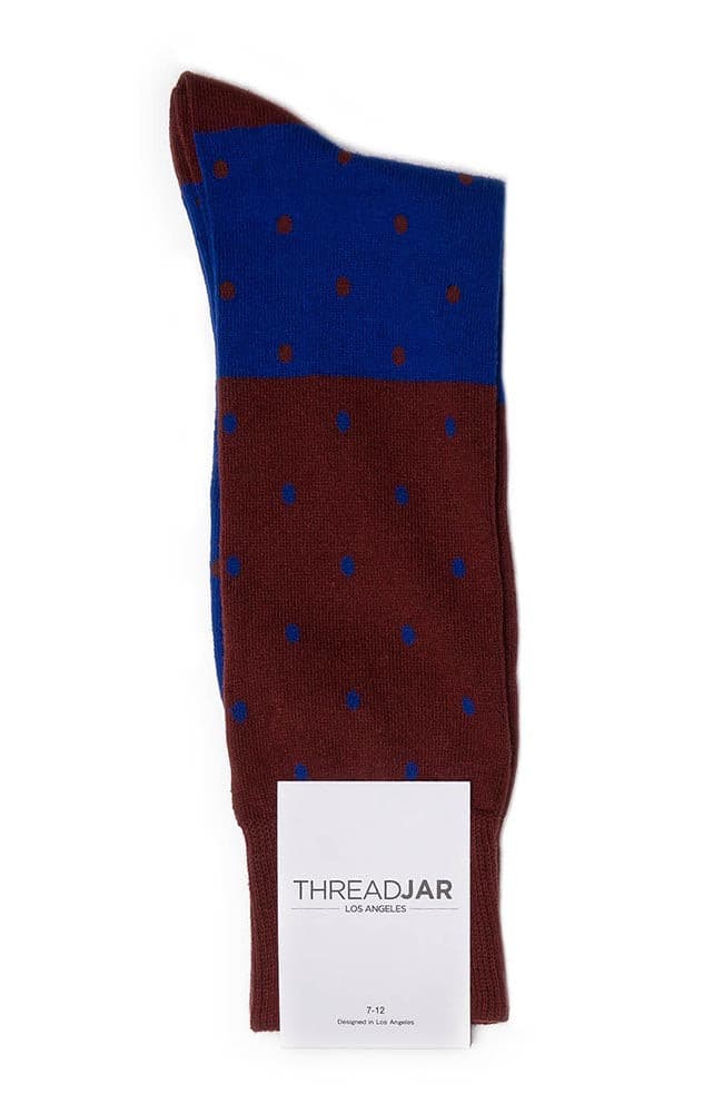 ThreadJar Polka Dot Socks