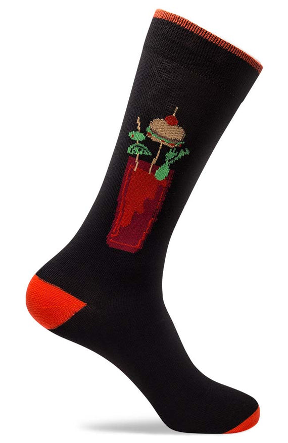 Mens Bloody Mary Cocktail Socks