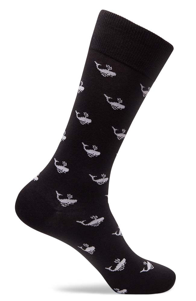 Mens Whale Patterned Socks