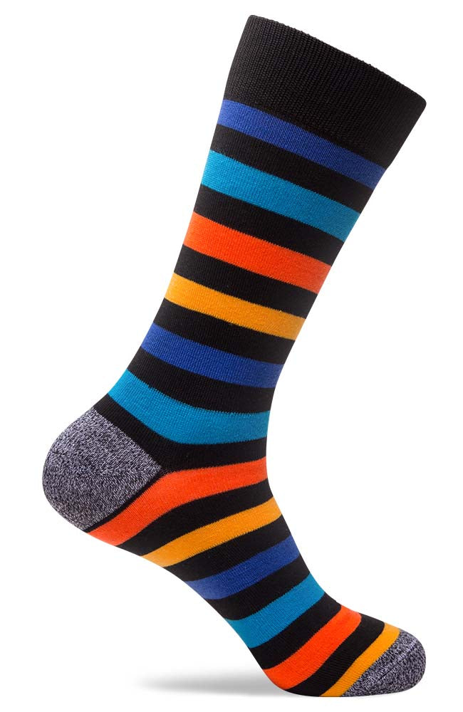 Mens Multicolor Stripe Socks