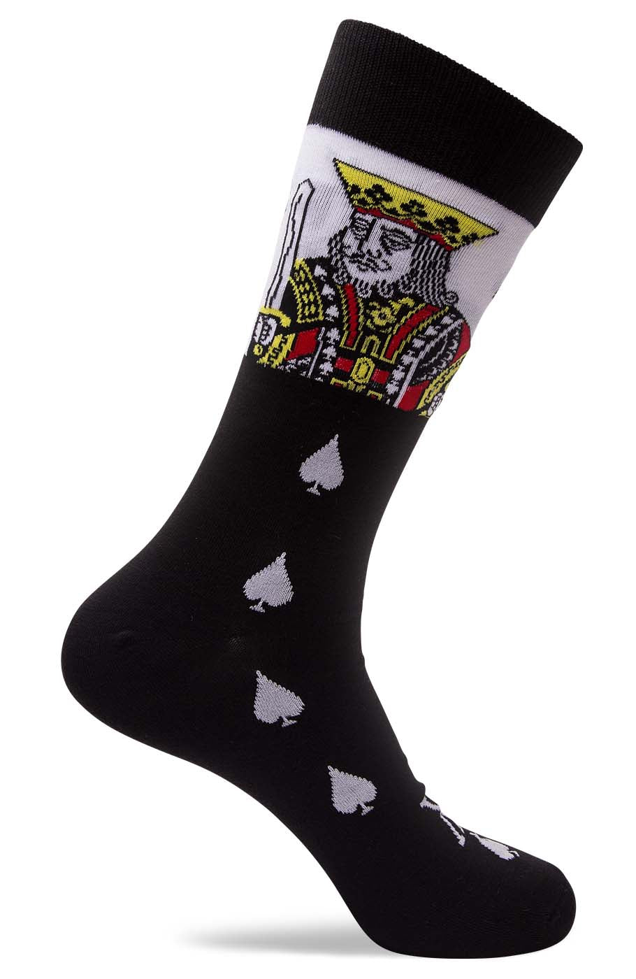 Mens King of Spade Socks