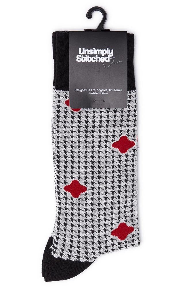 Unsimply Stitched Diamond Herringbone Socks